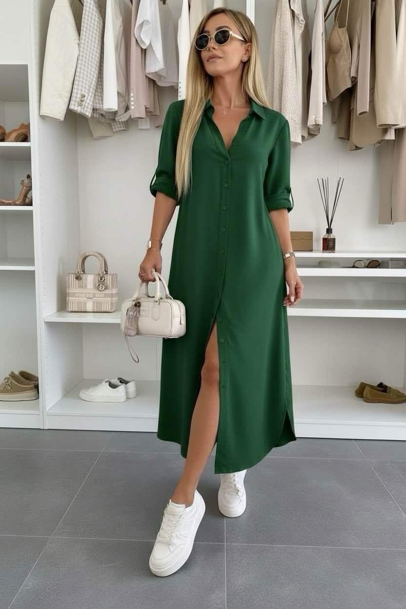 Aurora - Vestido Camisa Oversized