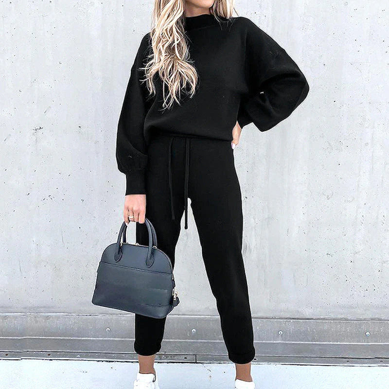 Lureva Women's Two-Piece Long Sleeve Set