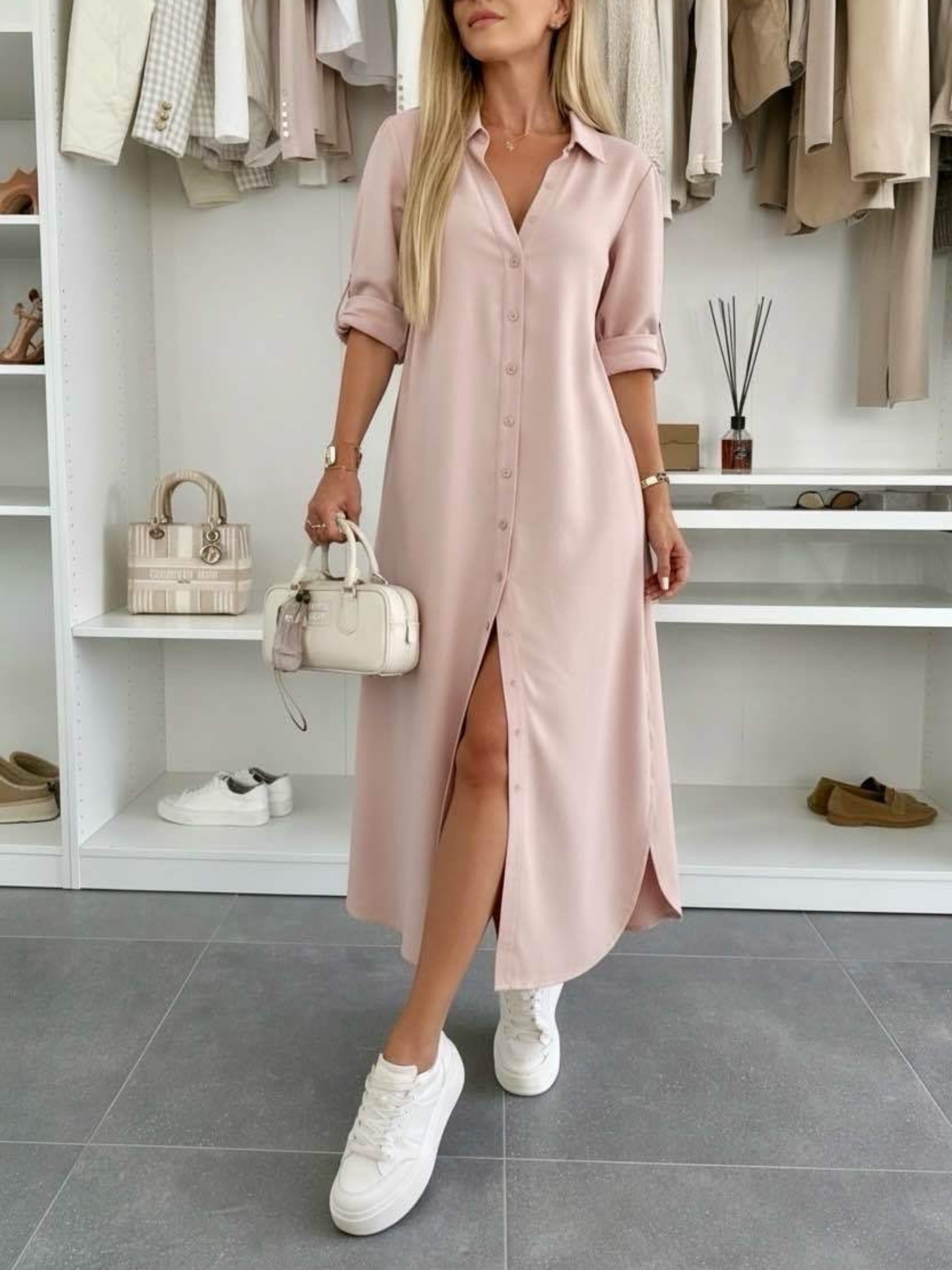 Aurora - Vestido Camisa Oversized