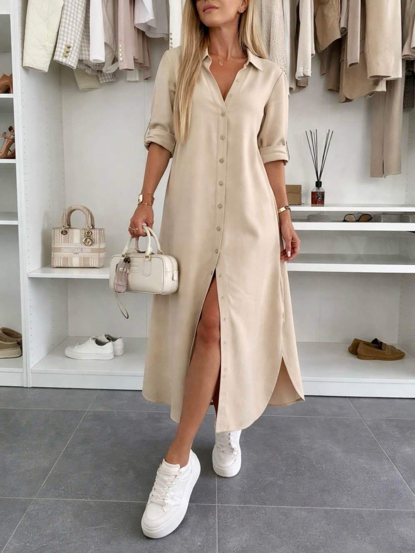 Aurora - Vestido Camisa Oversized