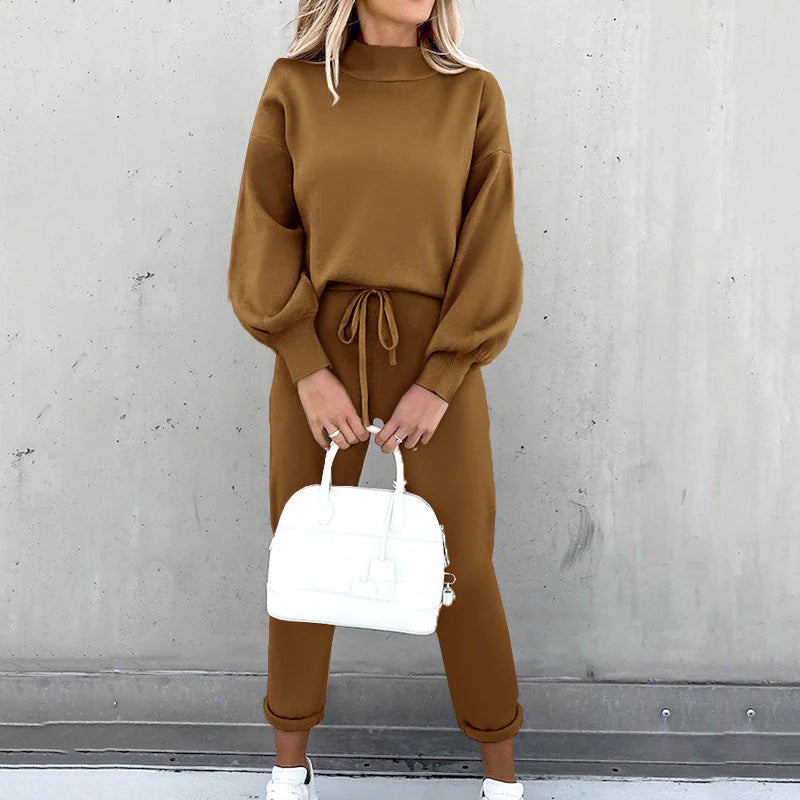 Lureva Women's Two-Piece Long Sleeve Set