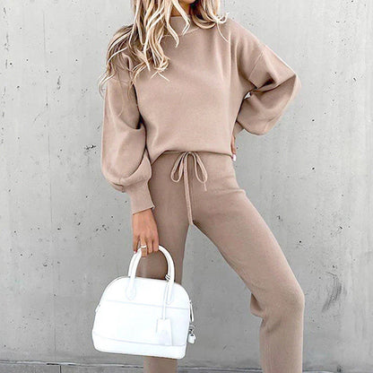 Lureva Women's Two-Piece Long Sleeve Set