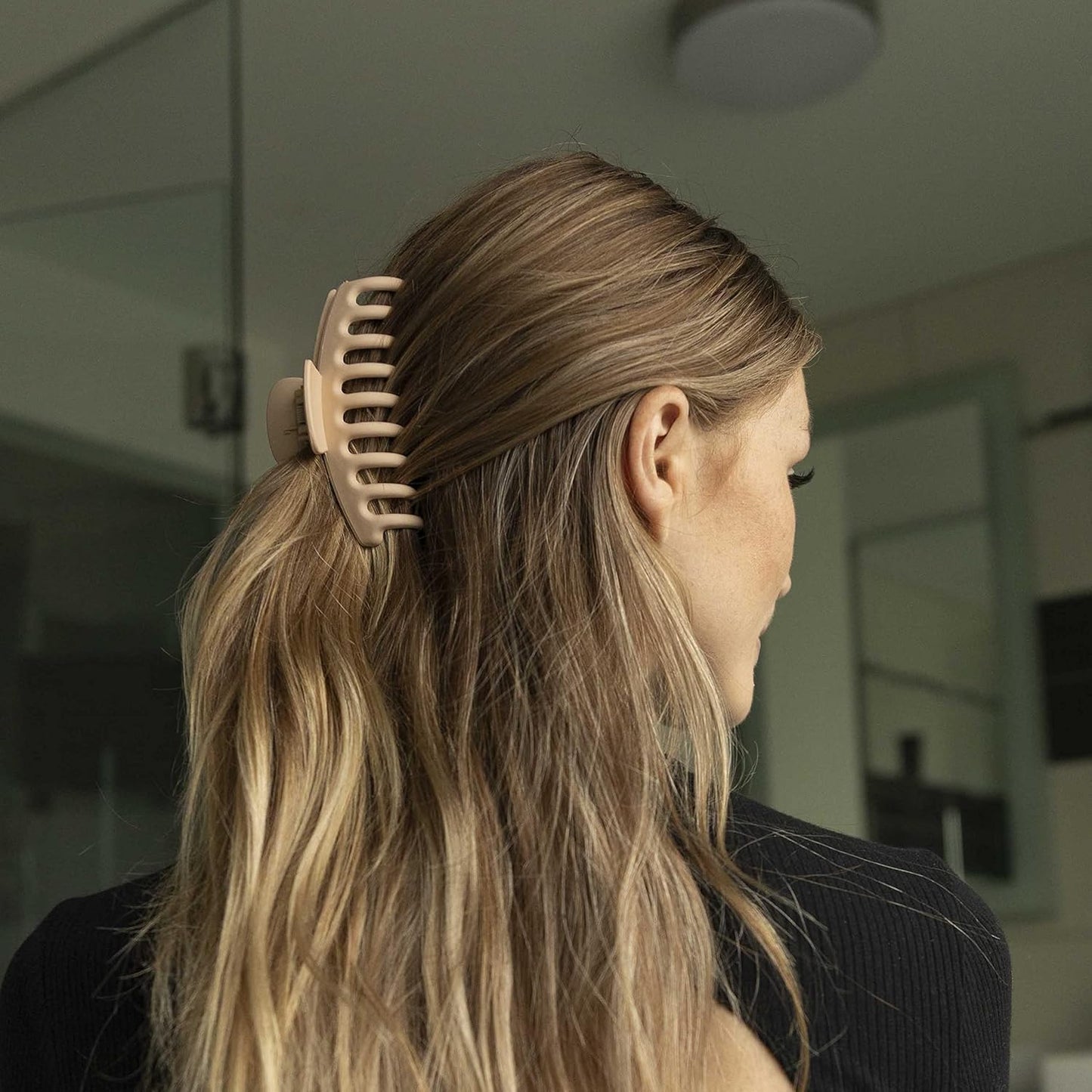 Large Hair Claw Clip – Hair Clips Women, Extra Large Claw Clip for Thick Hair Claw Clips, Hair Claw Clips for Women Thick Hair – Neutral Claw Clips 4 Pack