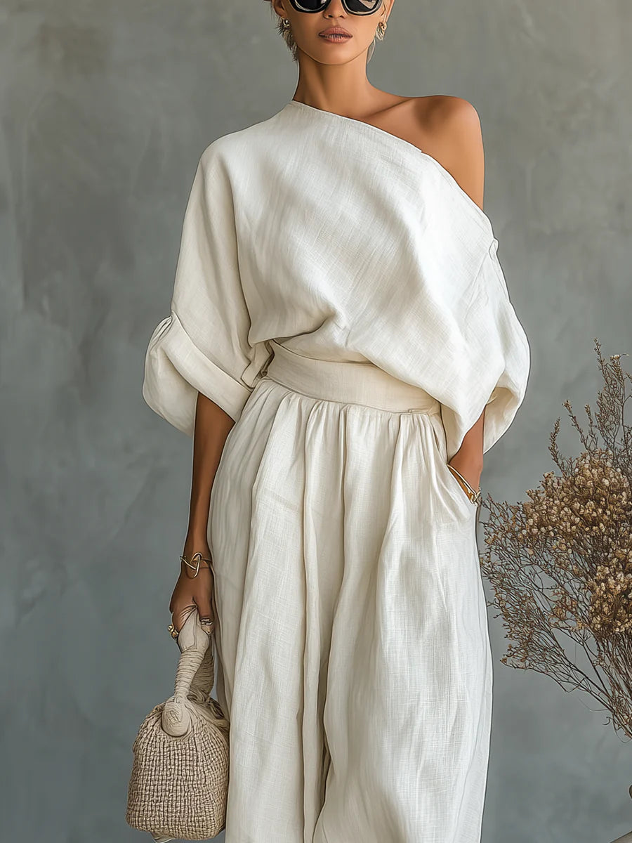 Odelise - Premium Two-Piece Linen Set