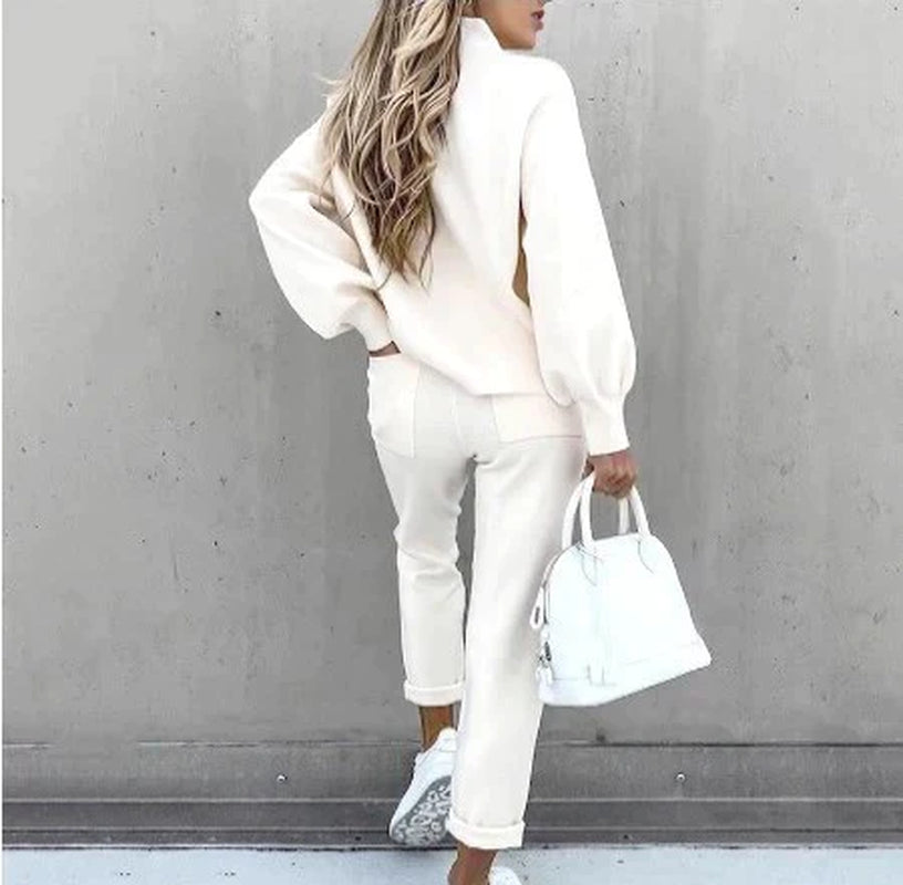 Lureva Women's Two-Piece Long Sleeve Set
