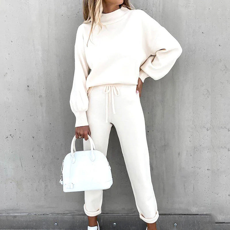 Lureva Women's Two-Piece Long Sleeve Set