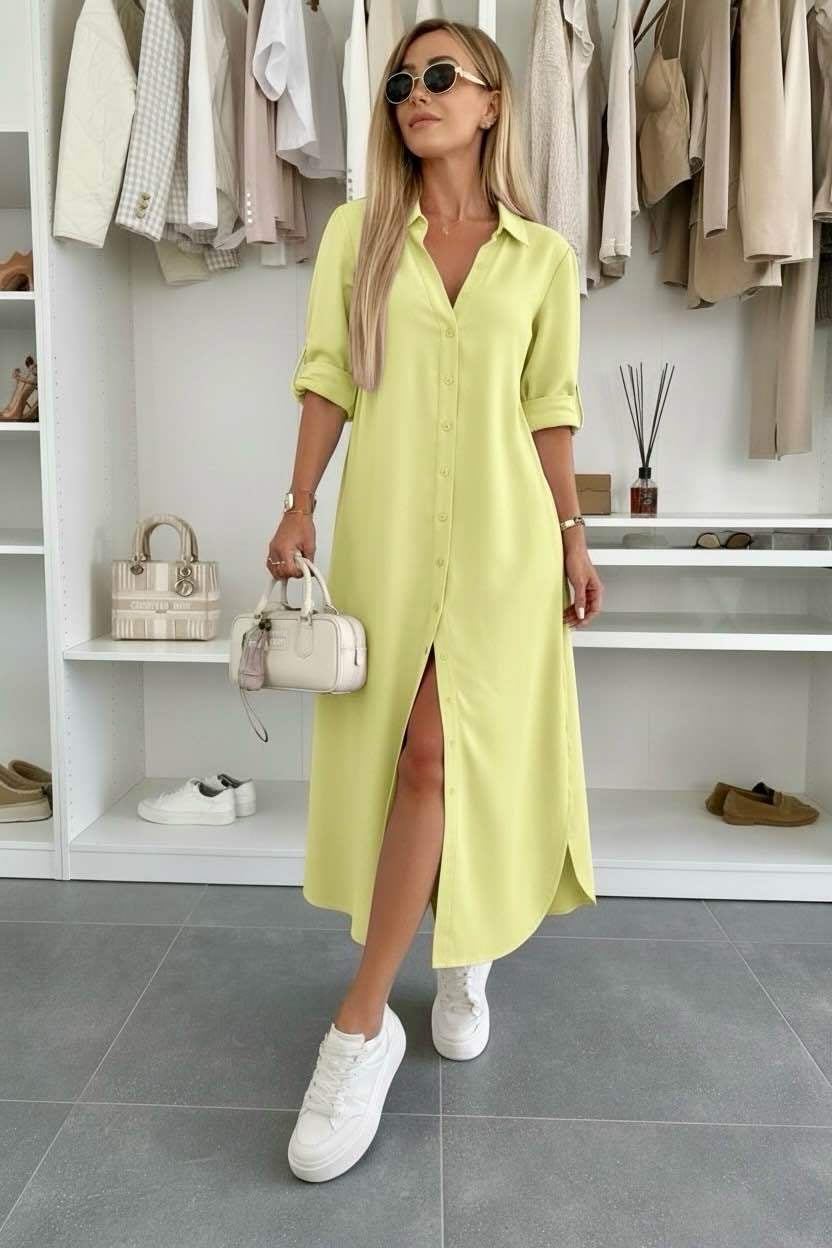 Aurora - Vestido Camisa Oversized