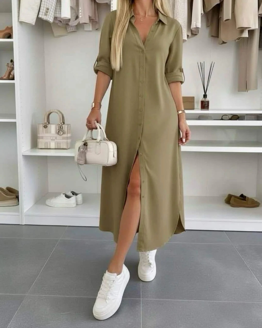 Aurora - Vestido Camisa Oversized
